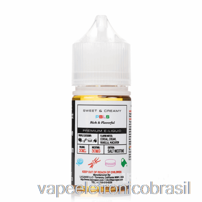 Vape Recarregável Pbls - Série De Sais Bsx - 30ml 30mg